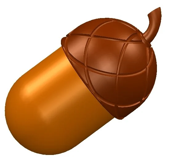 Acorn Trinket Box
