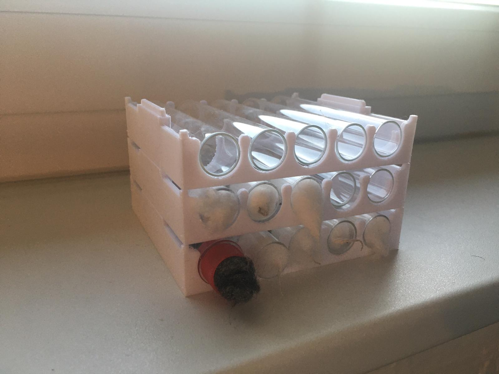 stackable test tube rack
