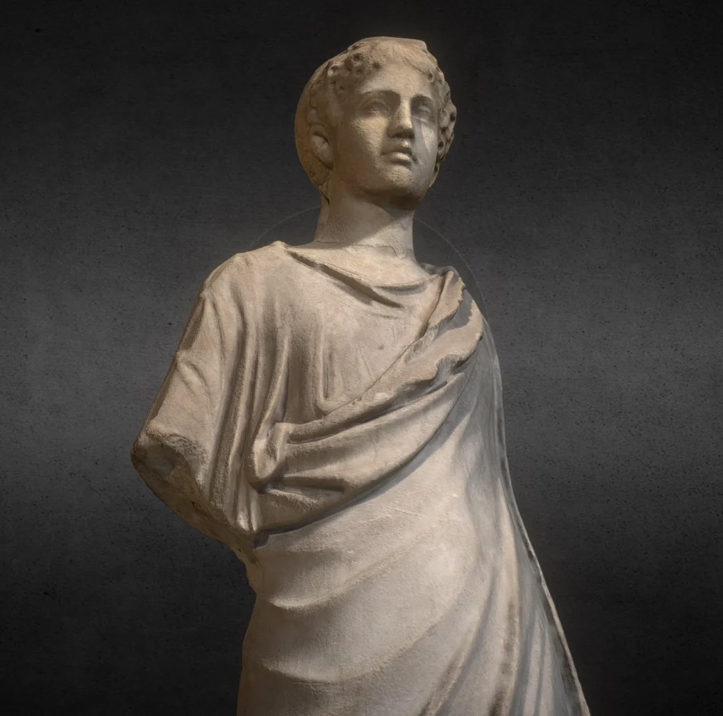 Statue of young woman