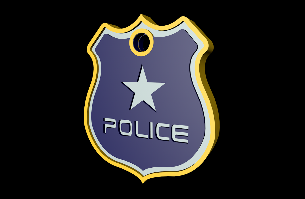 Police keychain