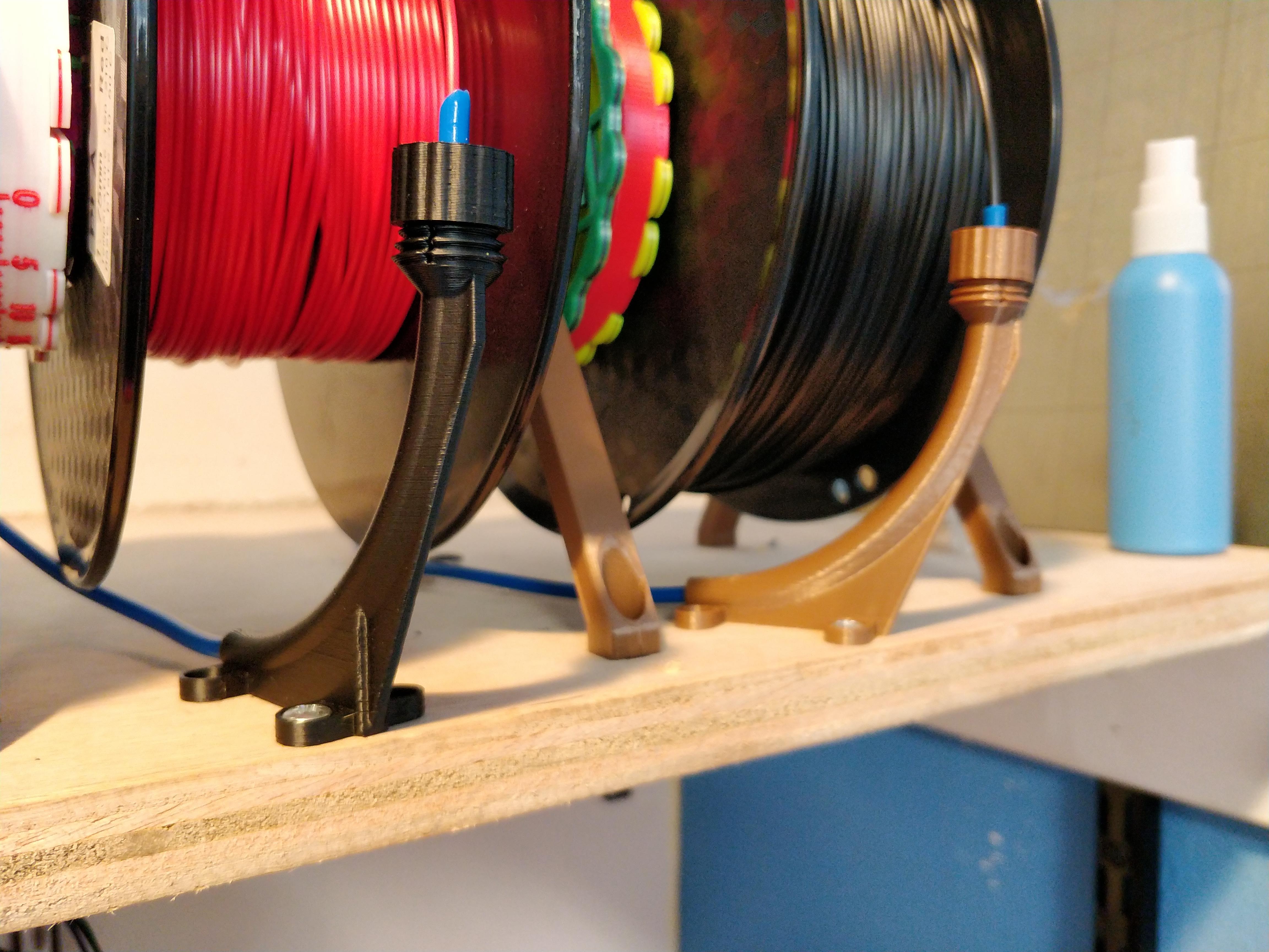 90* Under Counter Bowden PTFE guide for Filament Spools