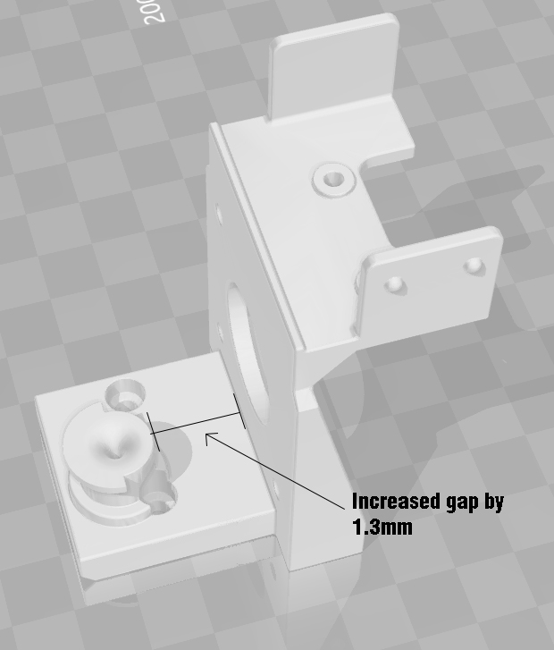 Wanhao Trianglelabs D6 Bondtech / Clone Mount