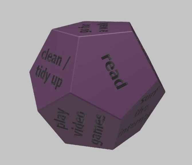 To-Do Dice / What should I do dice