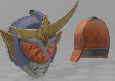 Kamen rider gaim orange helmet