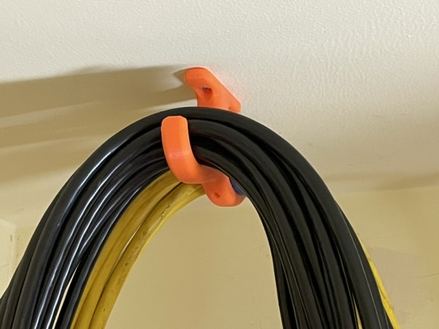 Double ceiling hook