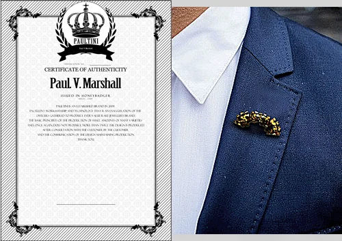 the Flower (necklace & boutonniere pin)