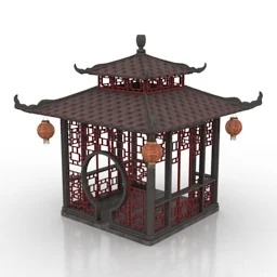 Asian arbour - Chinese/Japanese