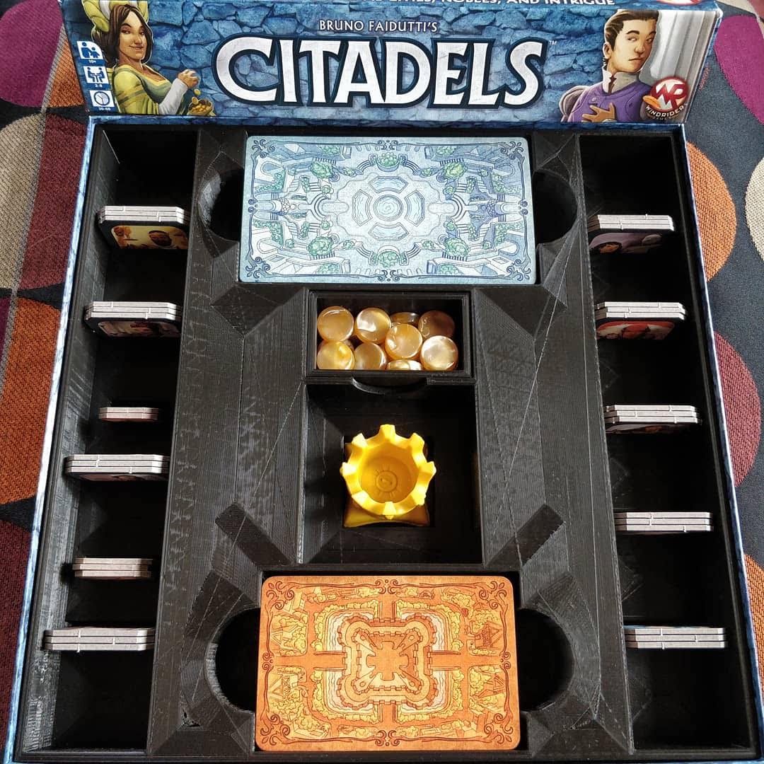 Citadels (2016) Board Game Insert