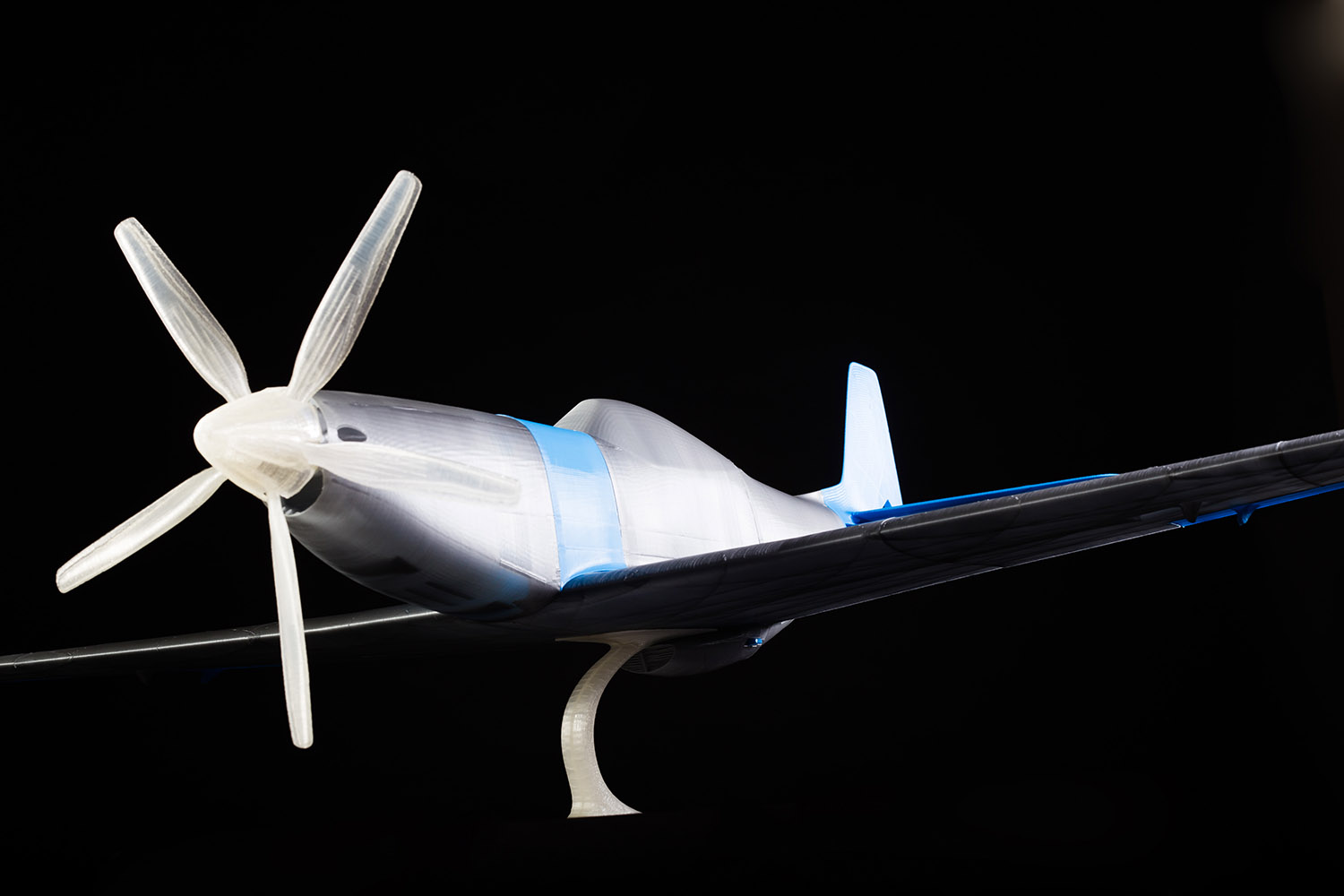 scale accessories for 3D printed RC plane P51-D Mustang