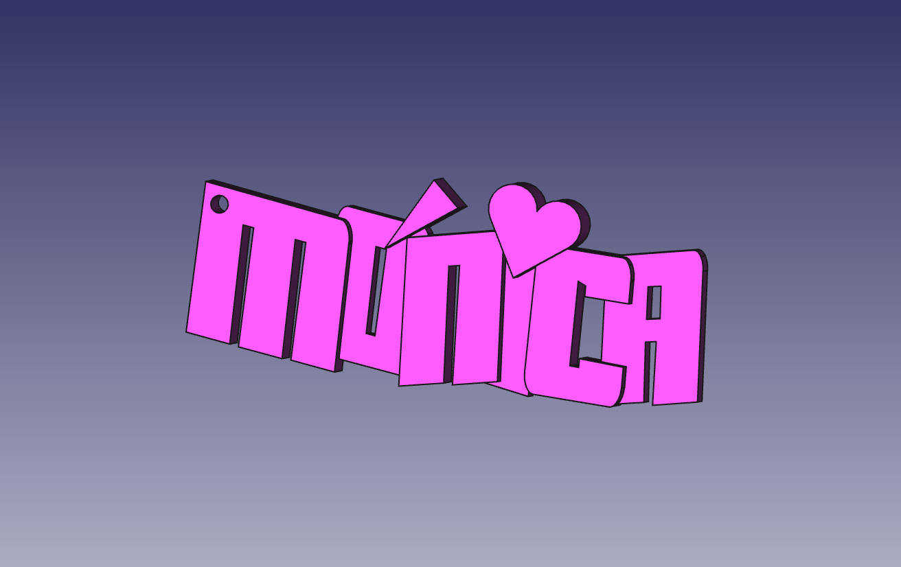 Llavero Mónica / "Monica" keychain