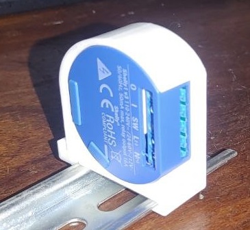 Shelly 1/1PM DIN Rail Mounts