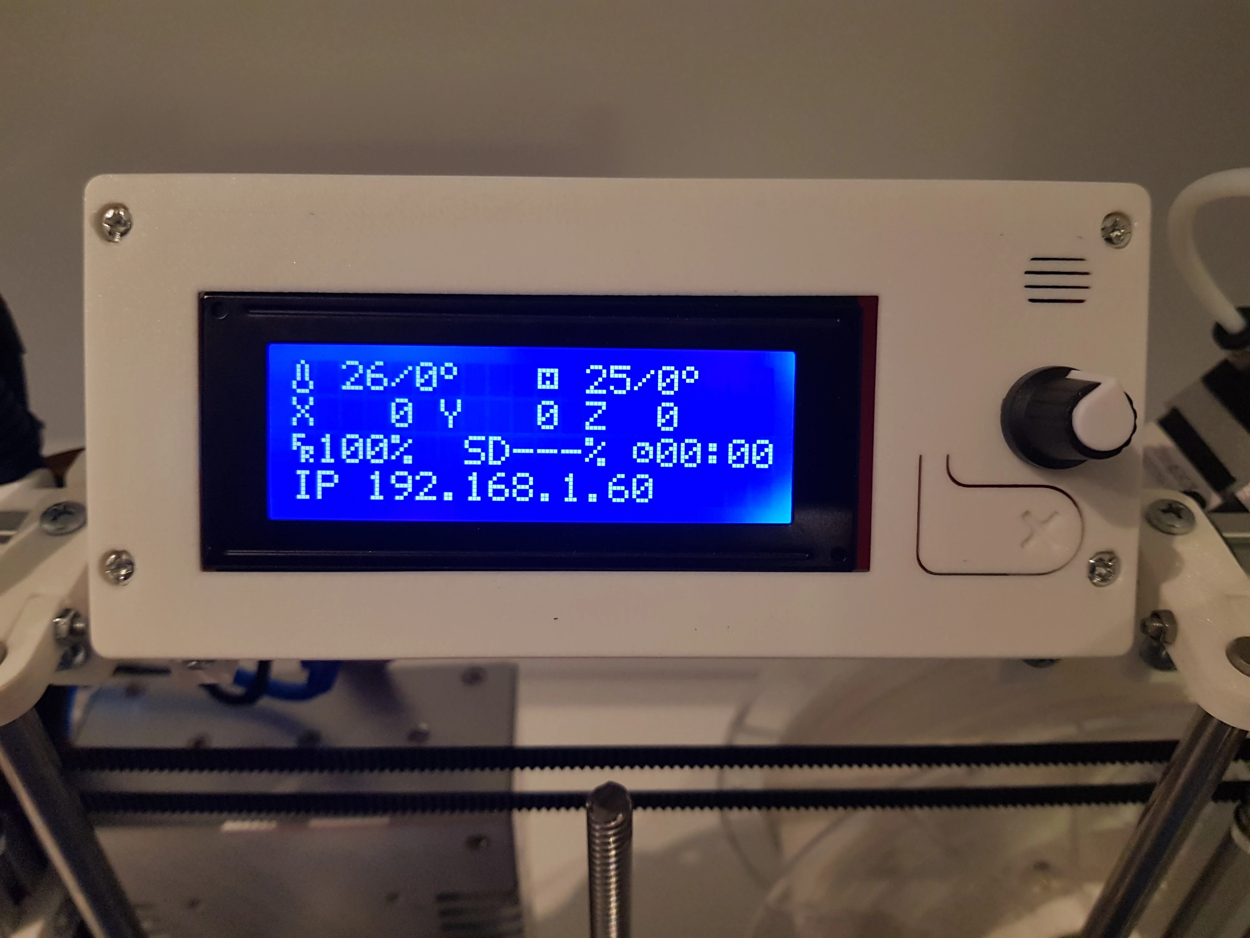 RepRap discount 2004 LCD Display cover for Hypercube