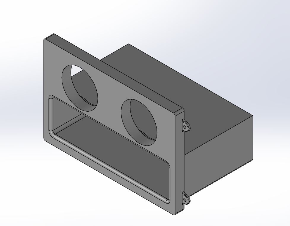 Miata Radio Block off Plate