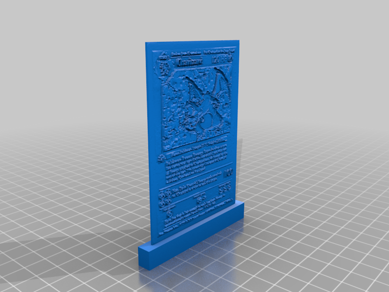 Pokemon Char card Lithopane