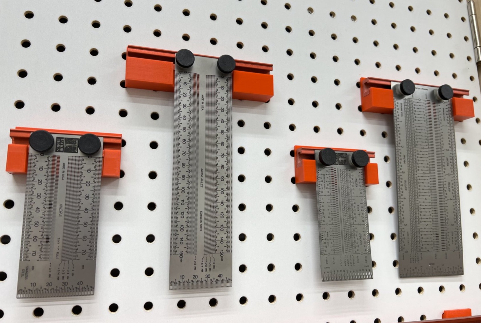 Incra T-Rule Pegboard Holder
