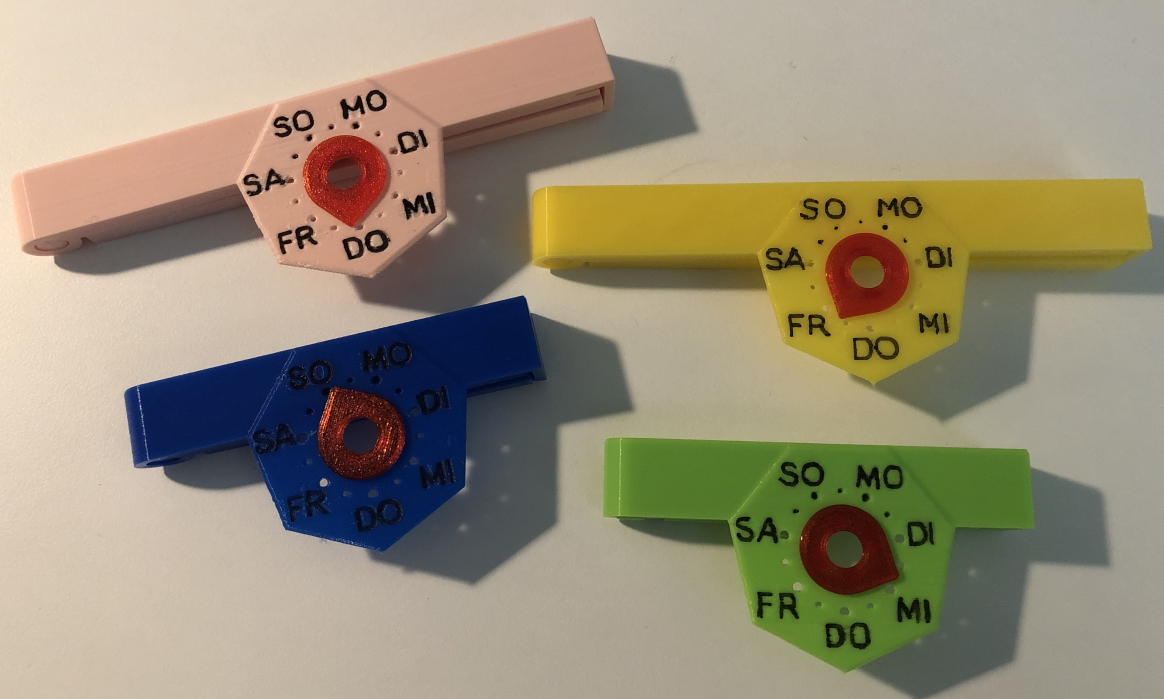 Parametric Bag Clip with Perishable Food Date Marker