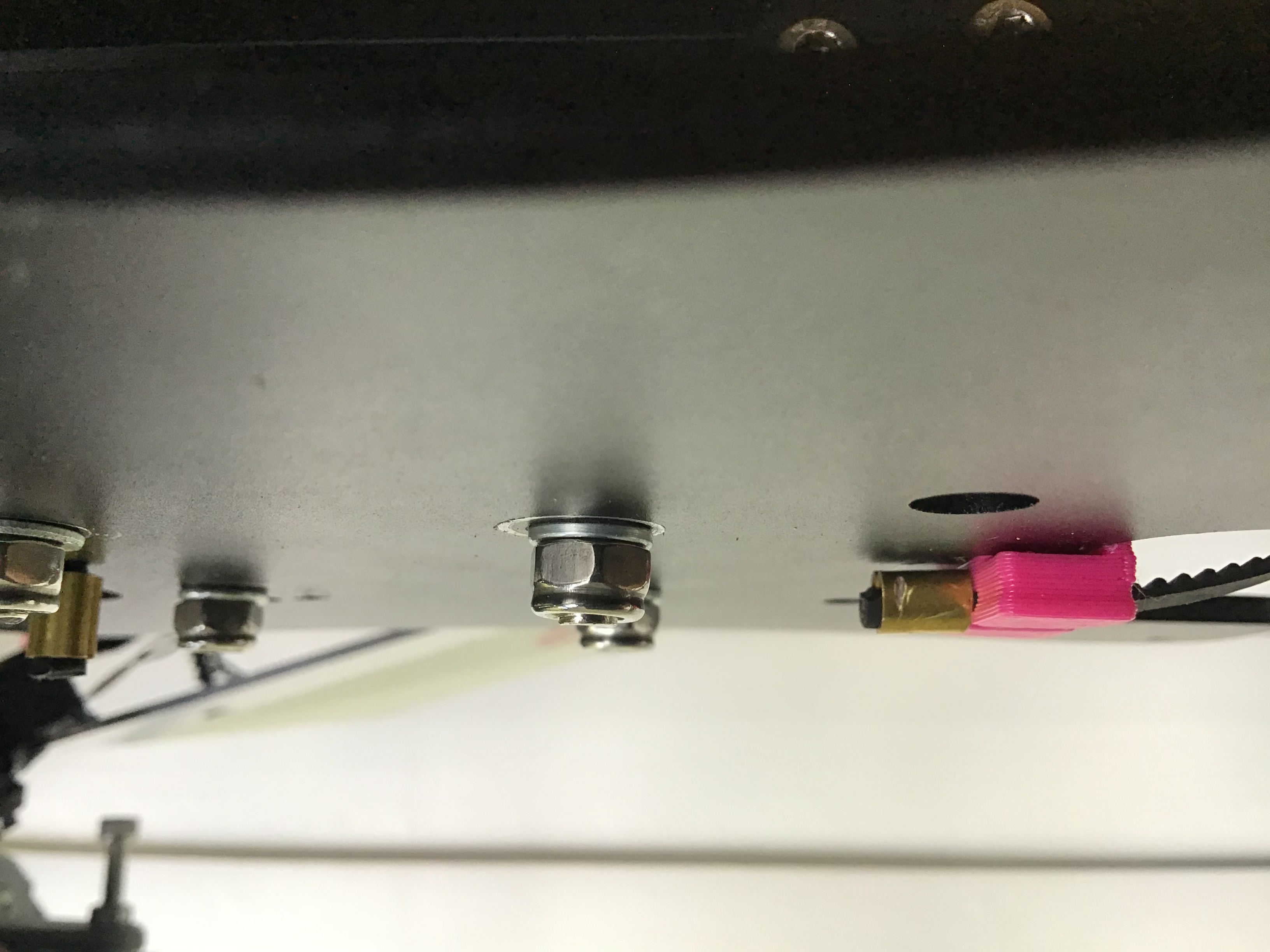 Ender 3 Low Profile GT2 fasteners and Cable Strain relief