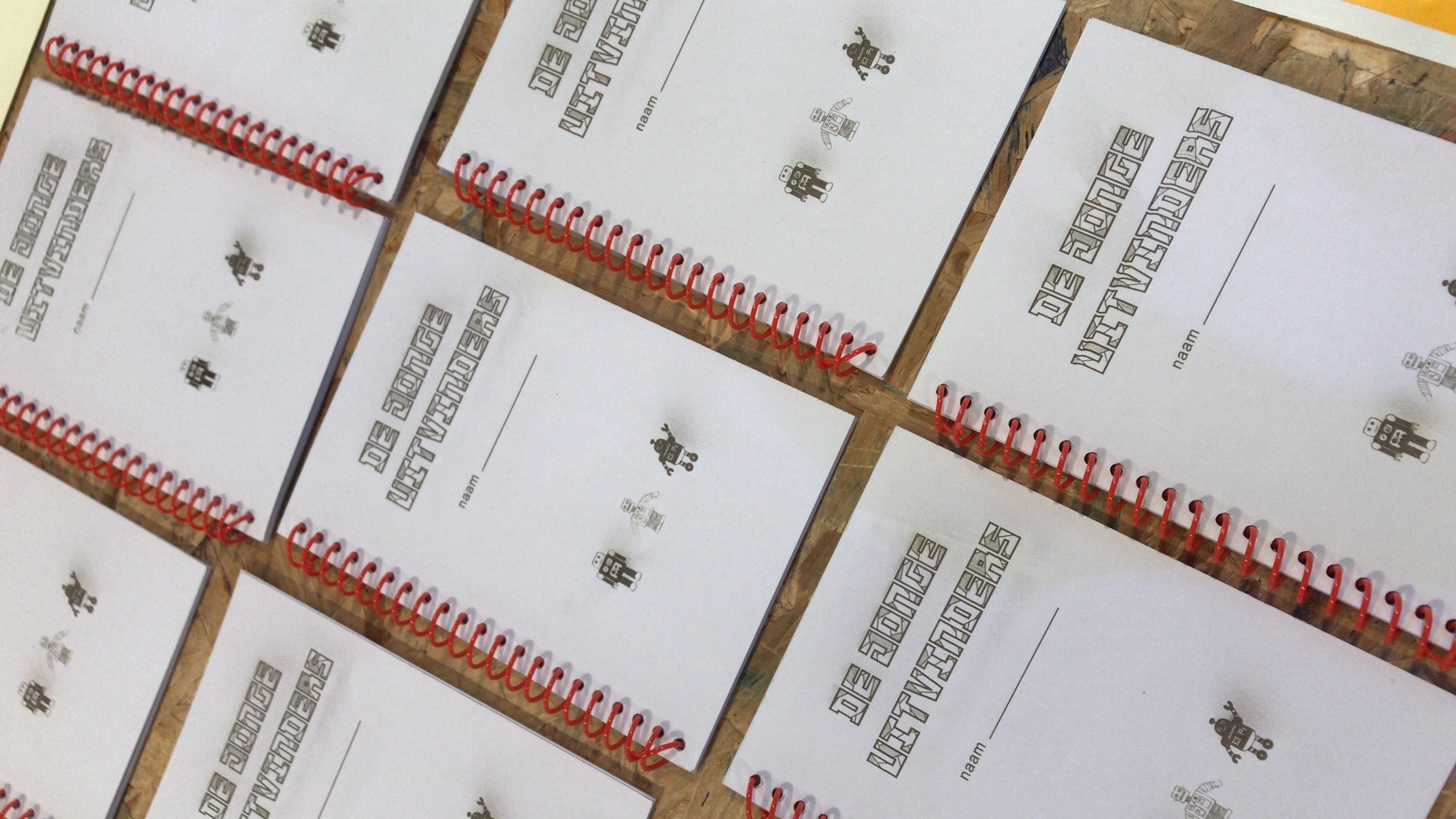 ABC floor tiles for vinylcutter + booklet design