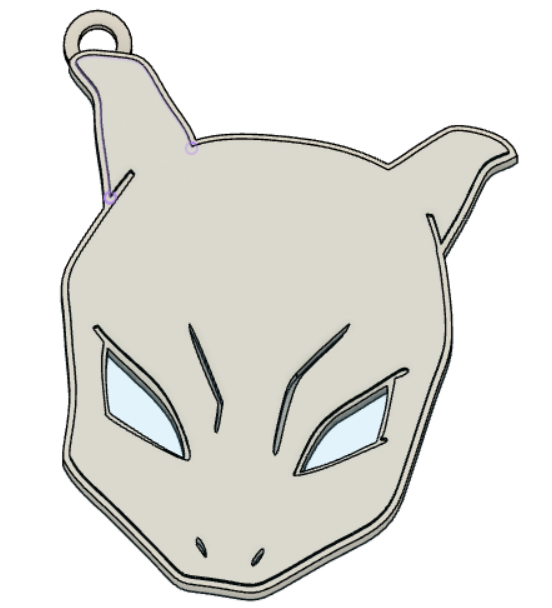 MewTwo keychain