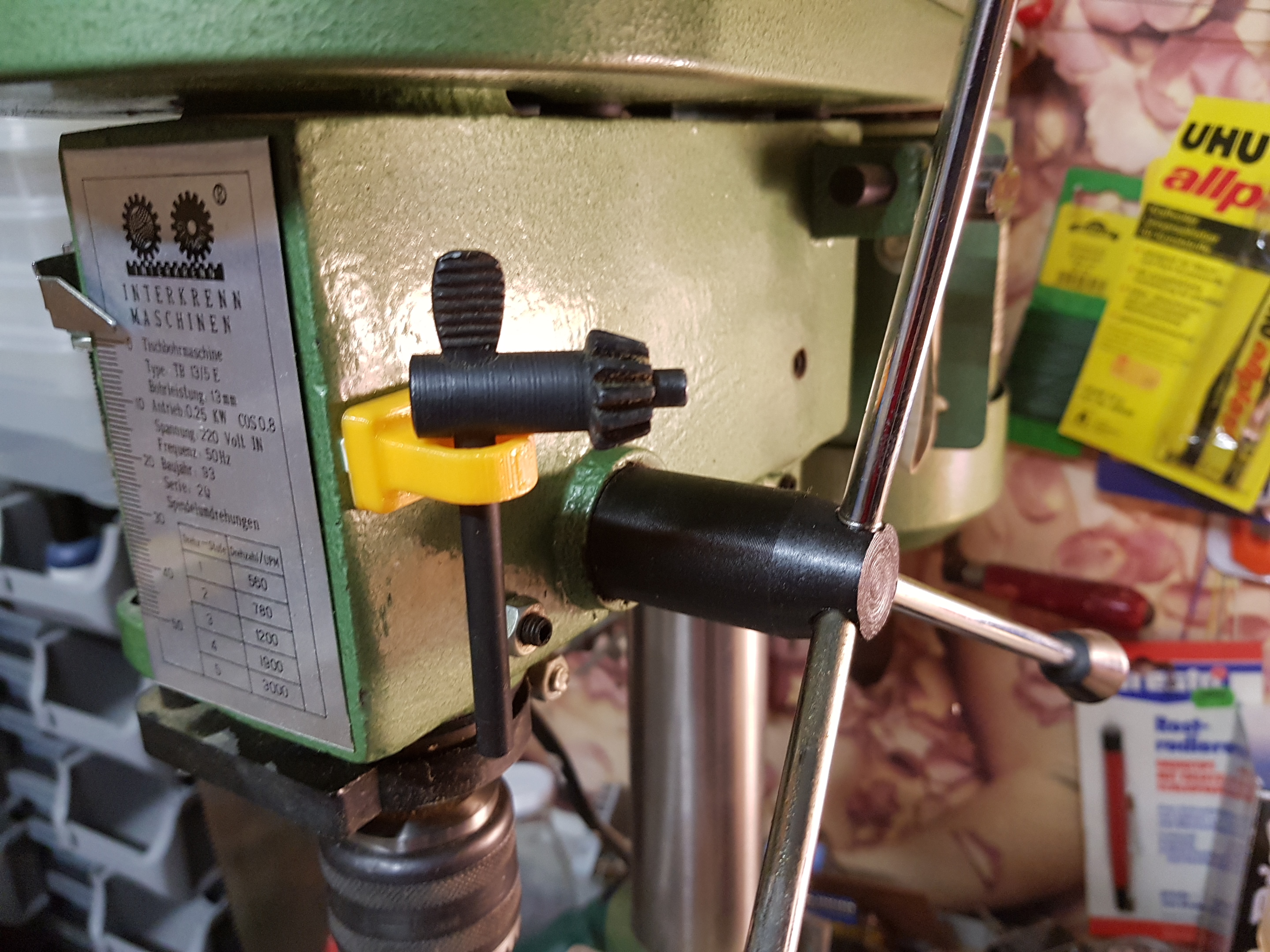 Drill Chuck Key Holder (Little Time Saver)