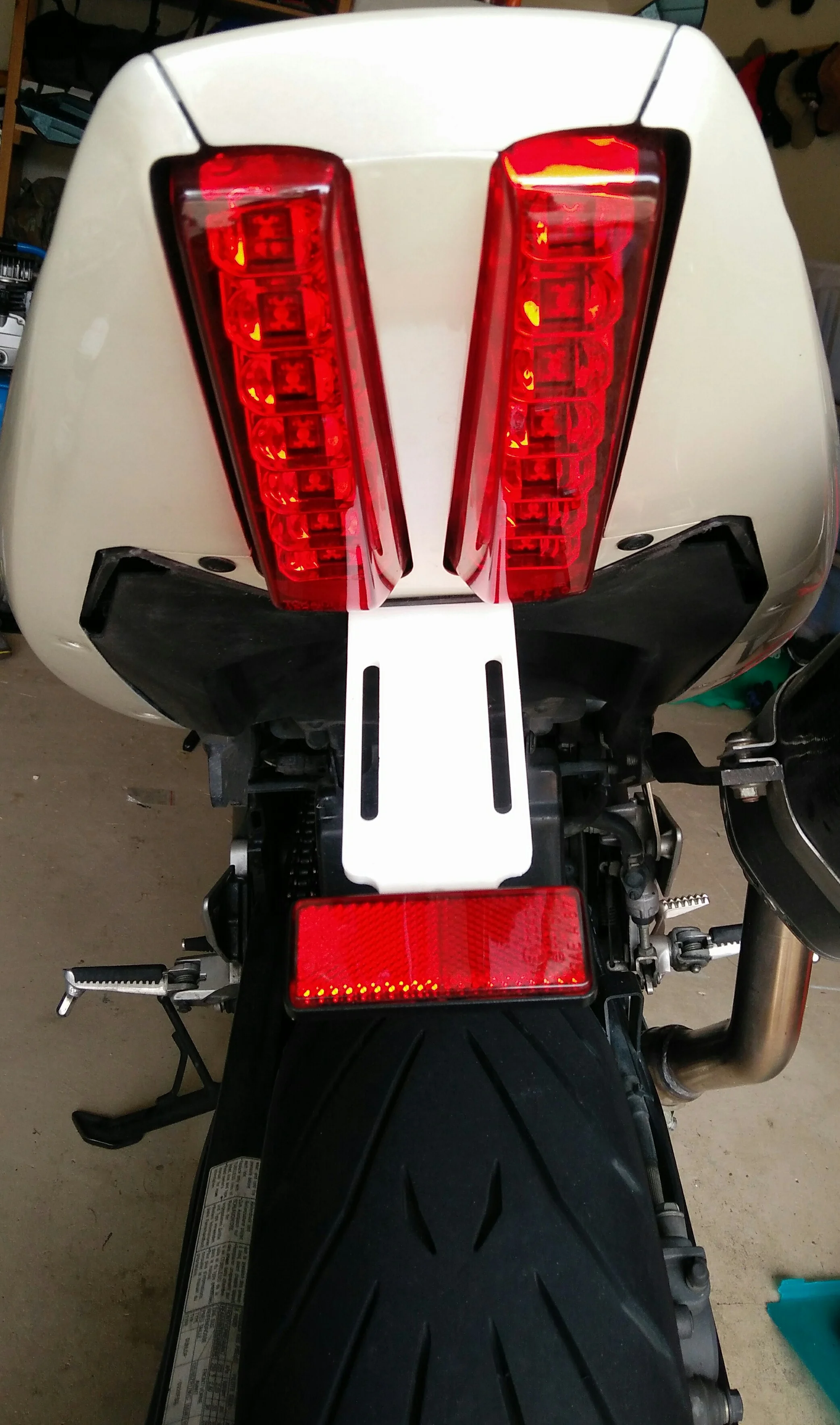 Motorcycle Tail Tidy Number Plate Holder