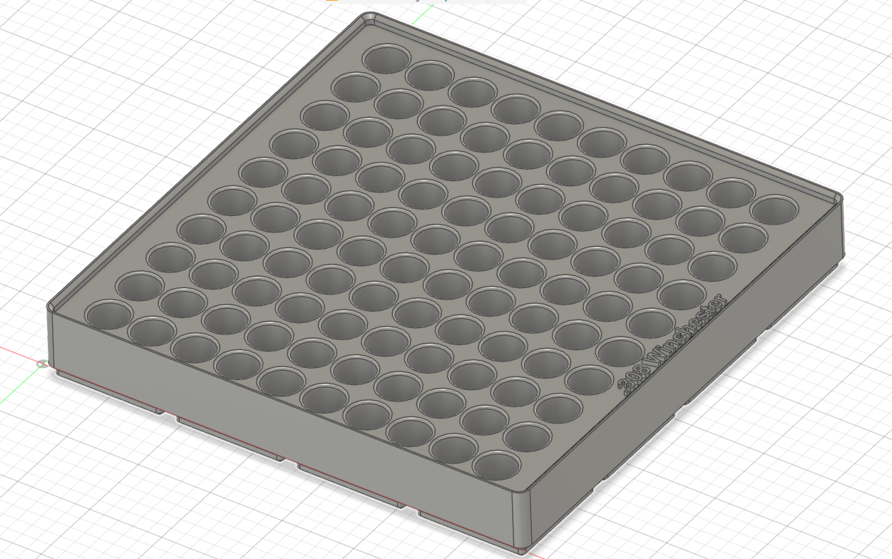 308 Gridfinity Reloading tray