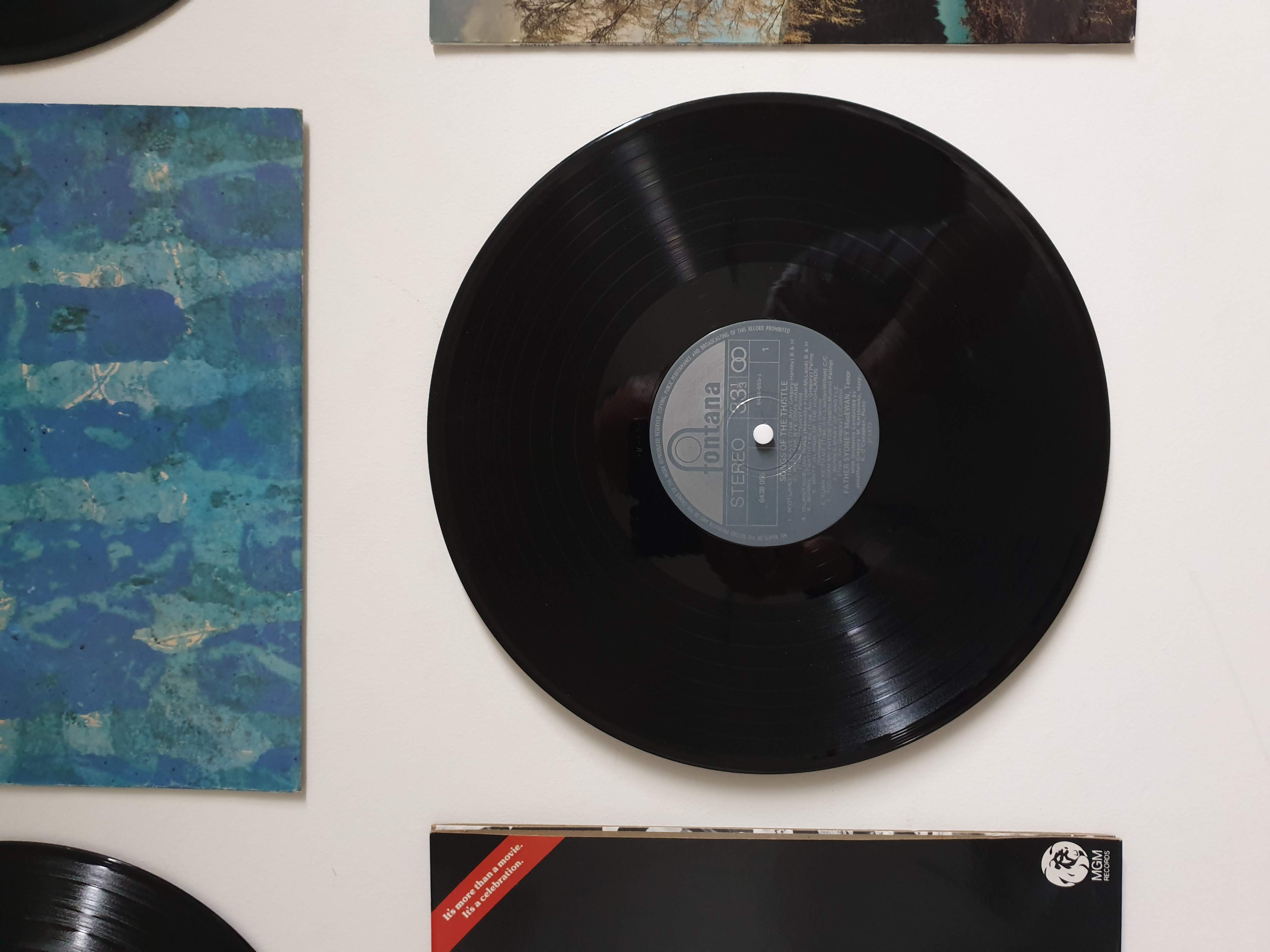 Invisible Vinyl Record Wall Mount
