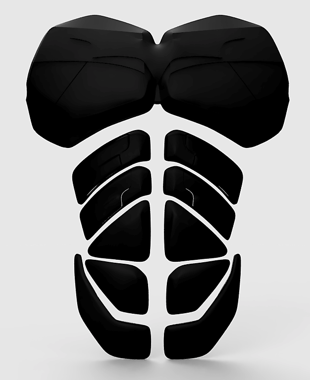The Dark Knight Rises Batman Abs Plates