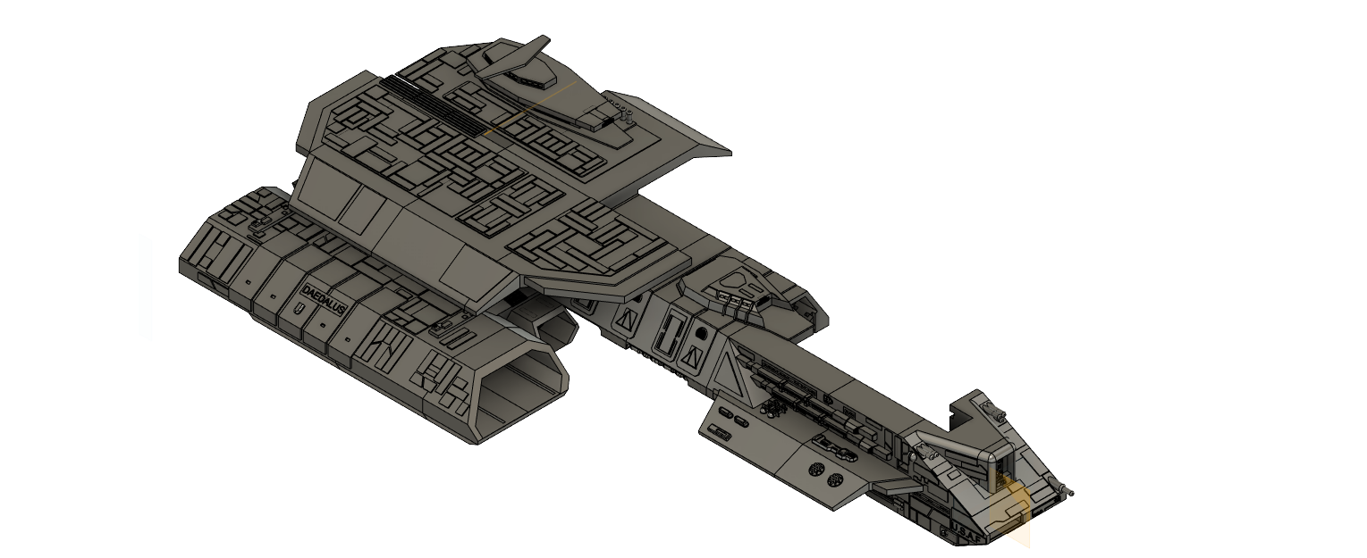 Stargate Daedalus BC-304 with LED lights v5