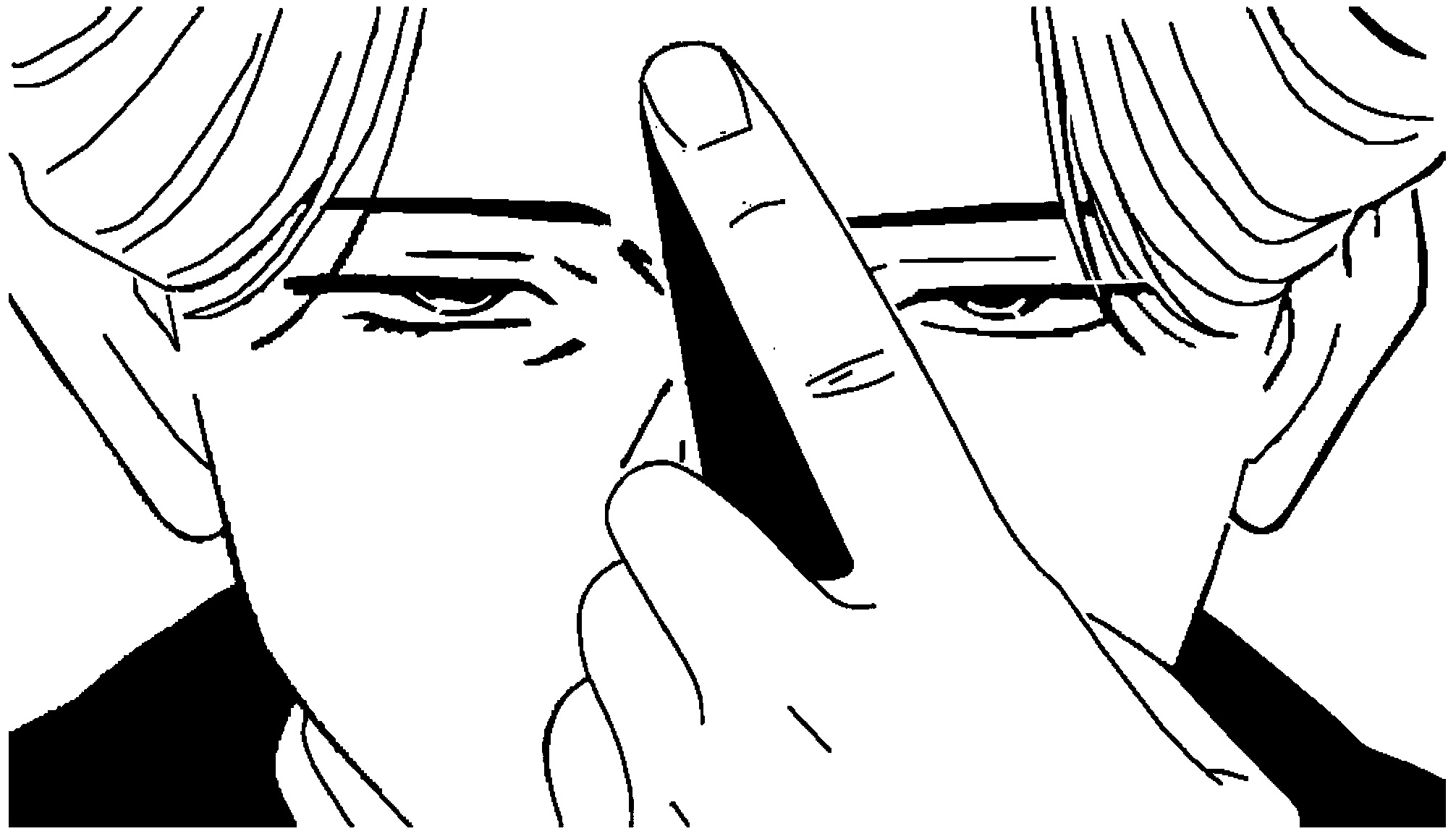 Johan Liebert stencil
