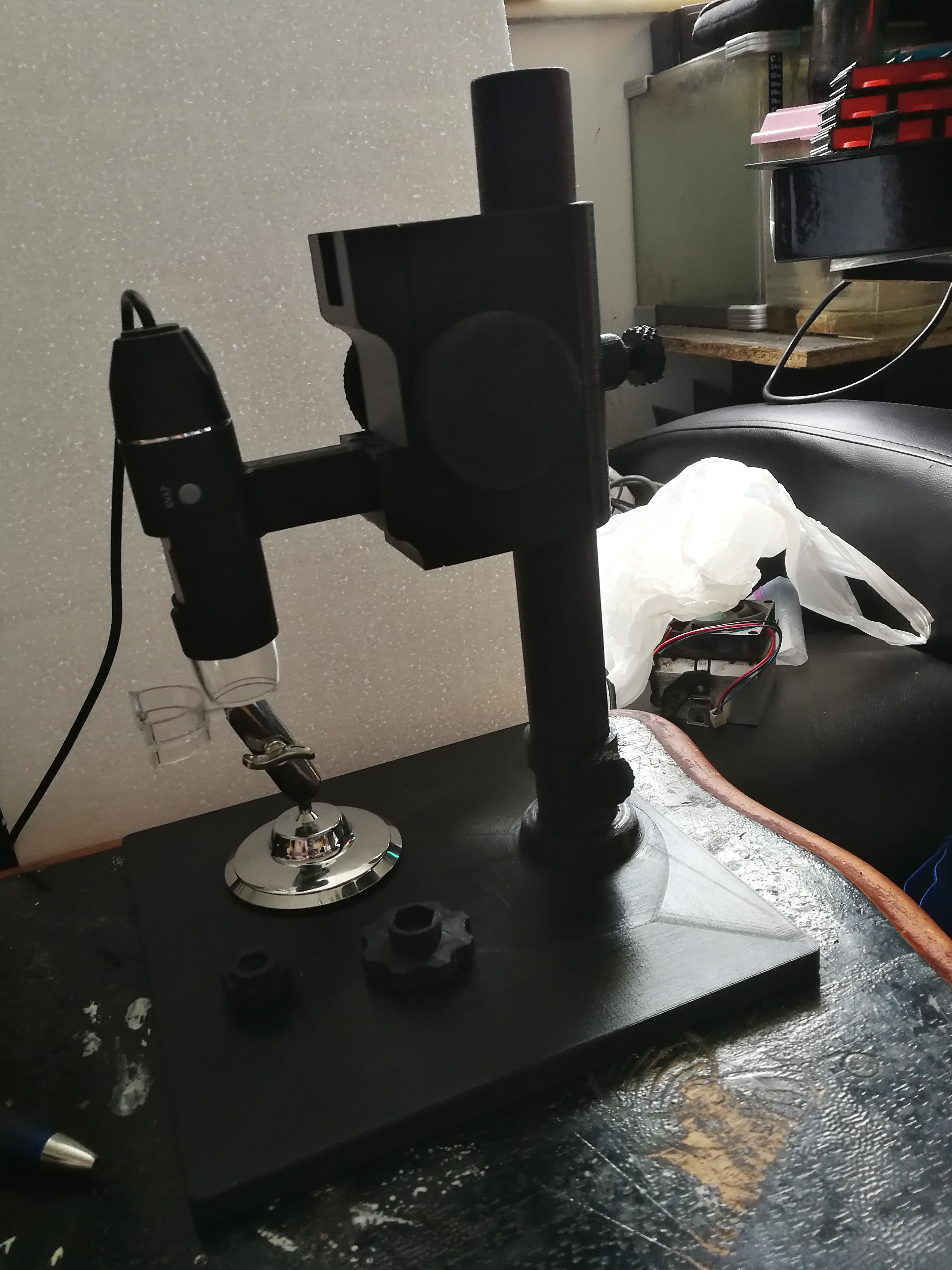 C-Mount Adjustable Microscope Stand
