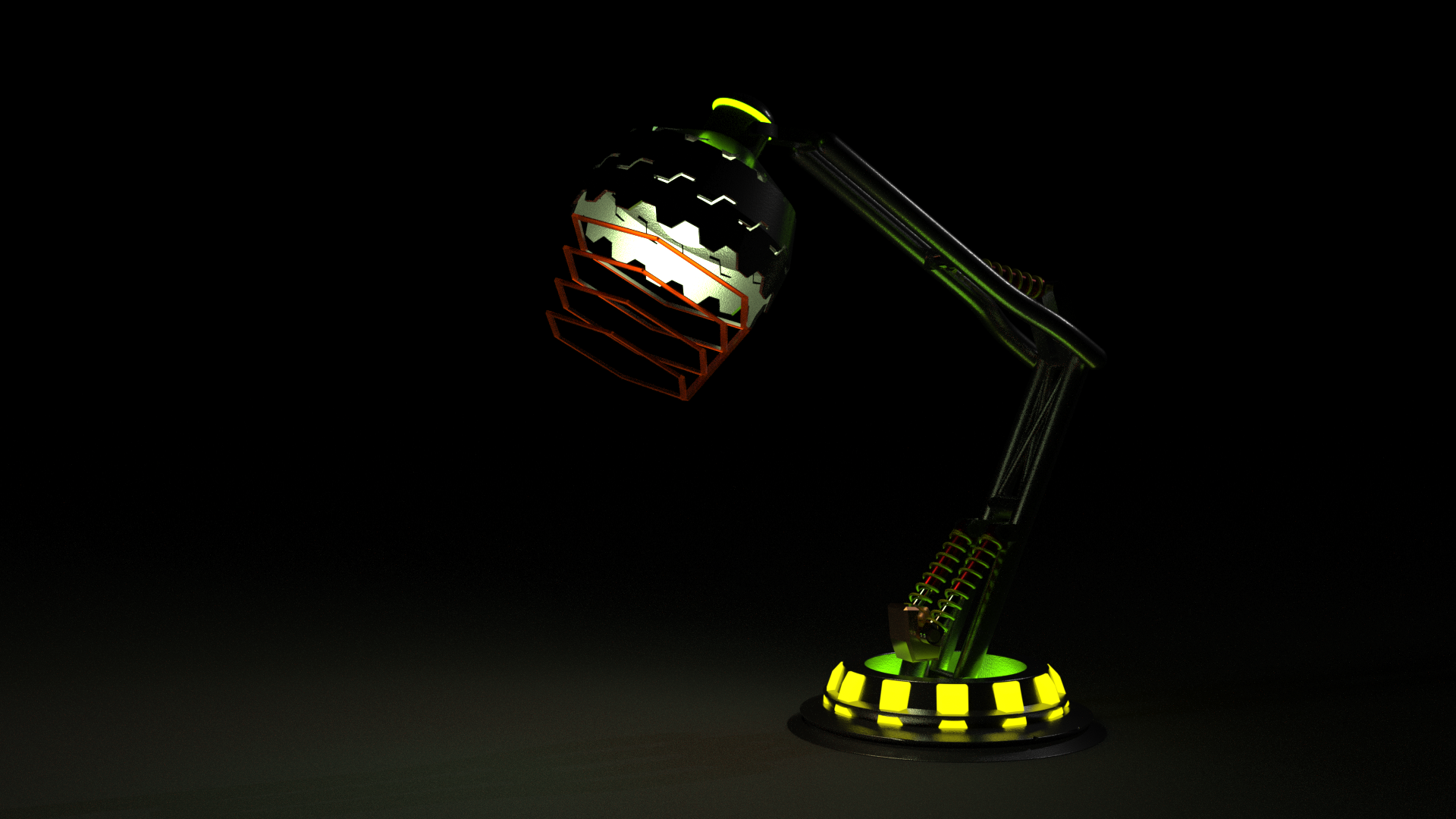 Cyberpunk desktoplamp