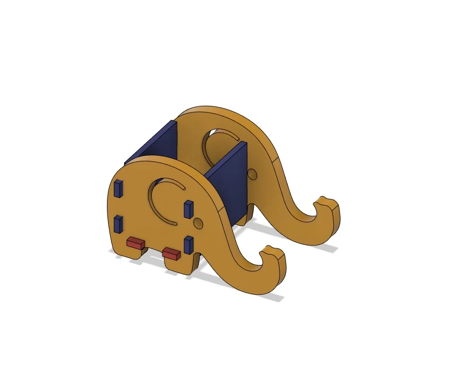 Porta celular de elefante