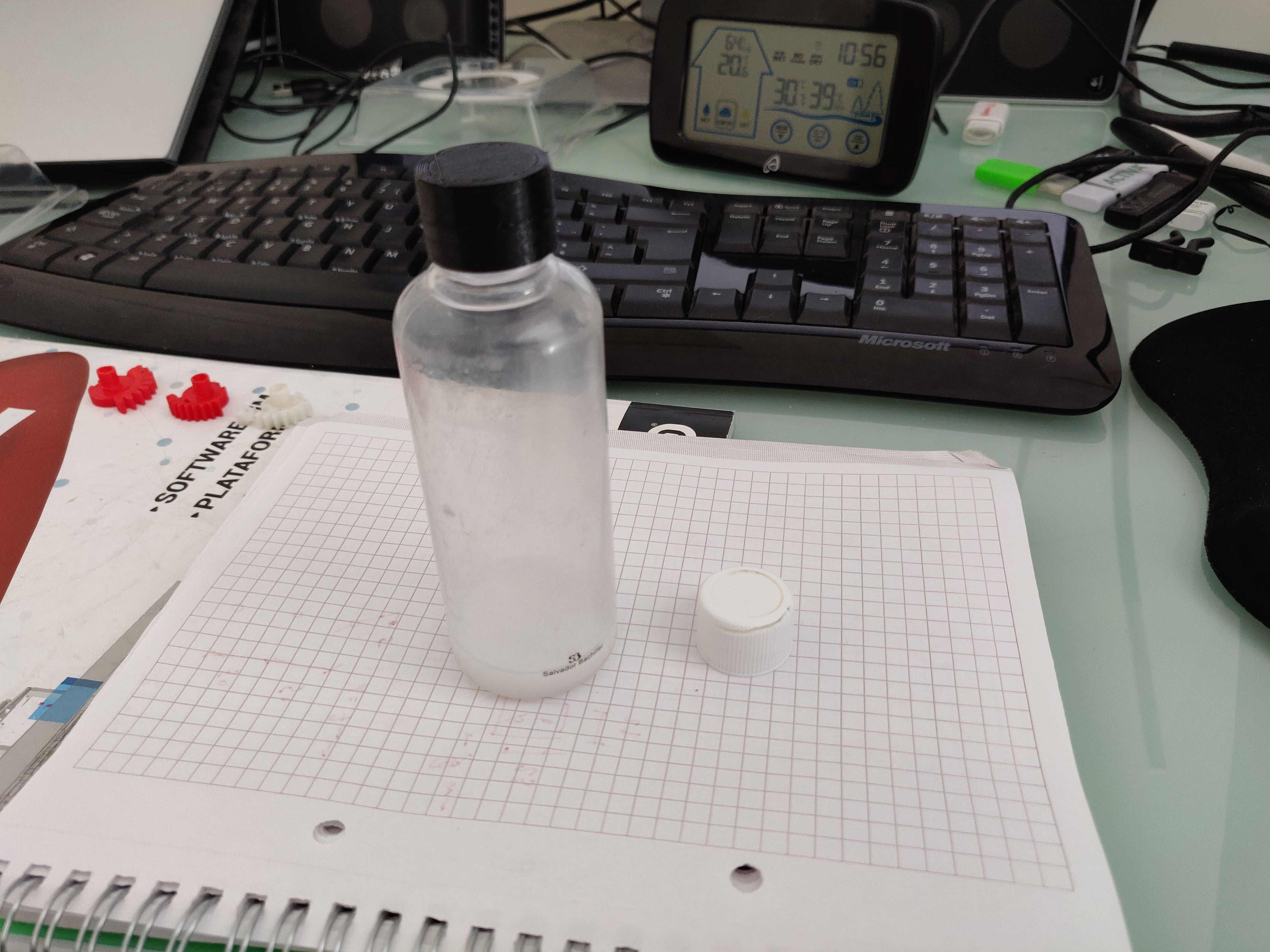 Travel liquid jar lid