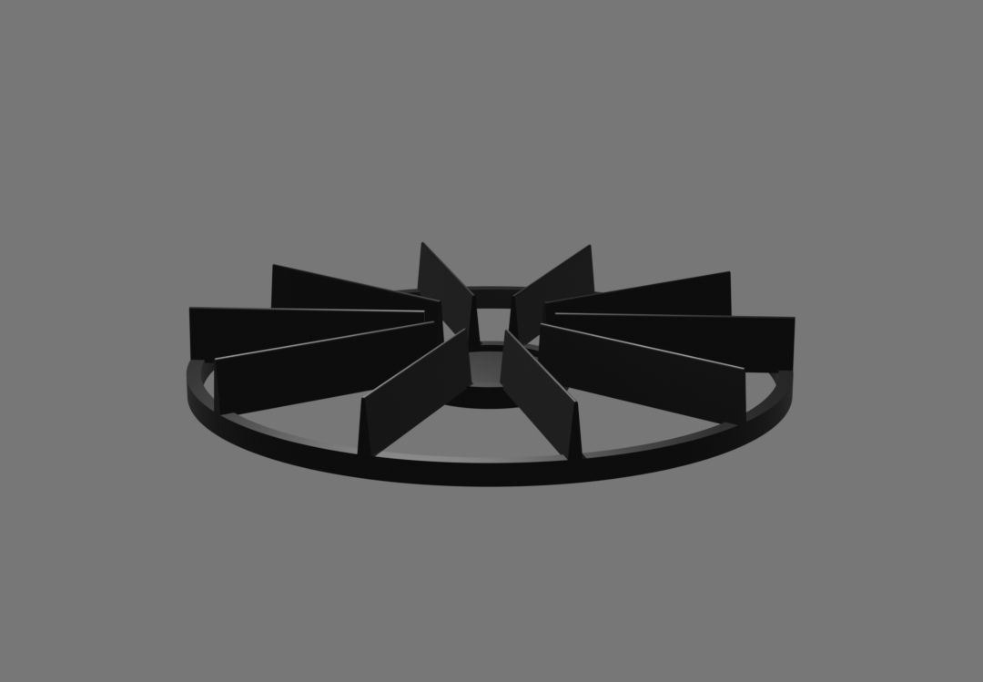 Divisor de Bolo – 10 Fatias Iguais (Raio 21,5 cm / Diâmetro 2,7 cm)