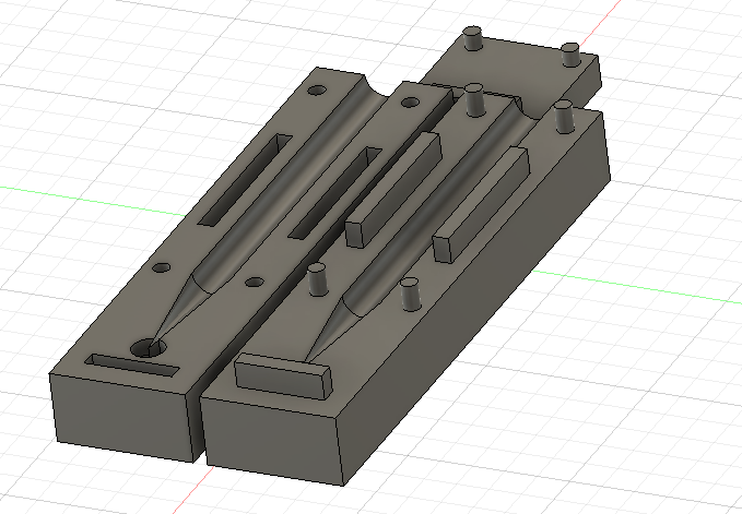 Moule crayon pour recyclage carton / Pencil mold for cardboard recycling