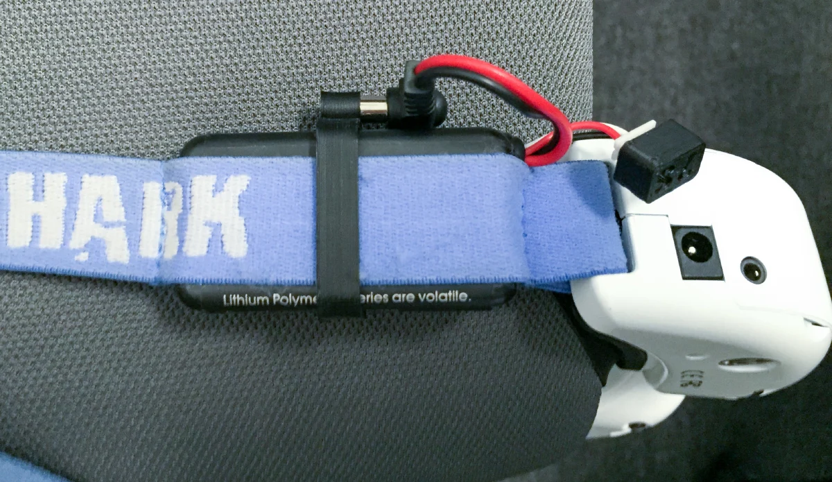 Fat Shark FPV Goggle Battery Holster + Cable Clip