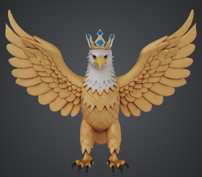 Inca Eagle 3D Model
