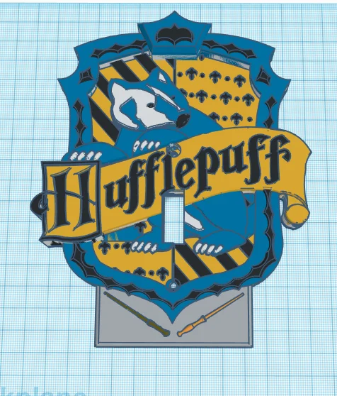 Hufflepuff House Light Switch