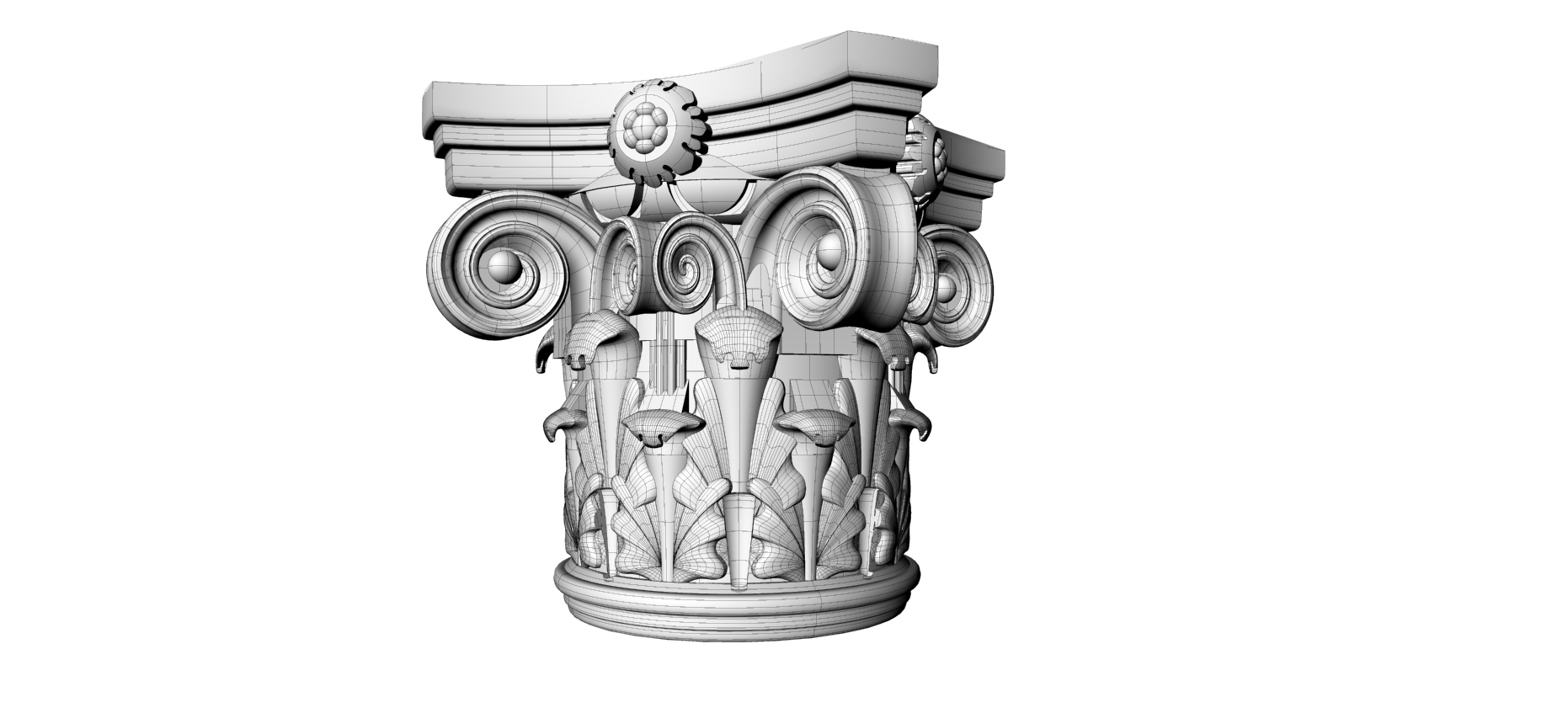 Corinthian Capital 3d printing made