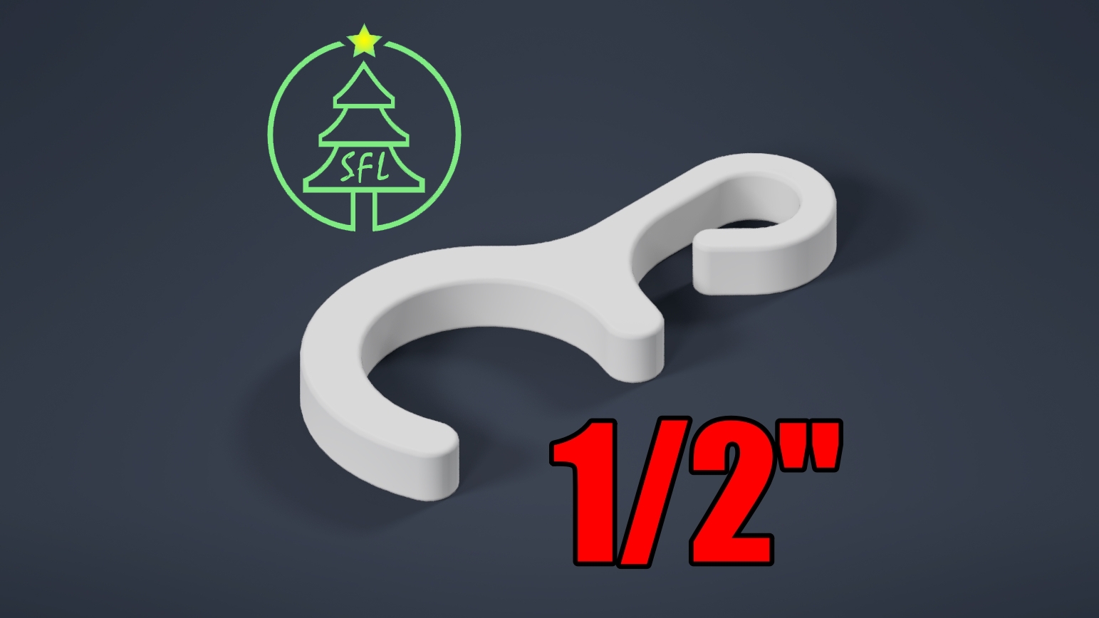 1/2" PVC Pipe String Light Hook