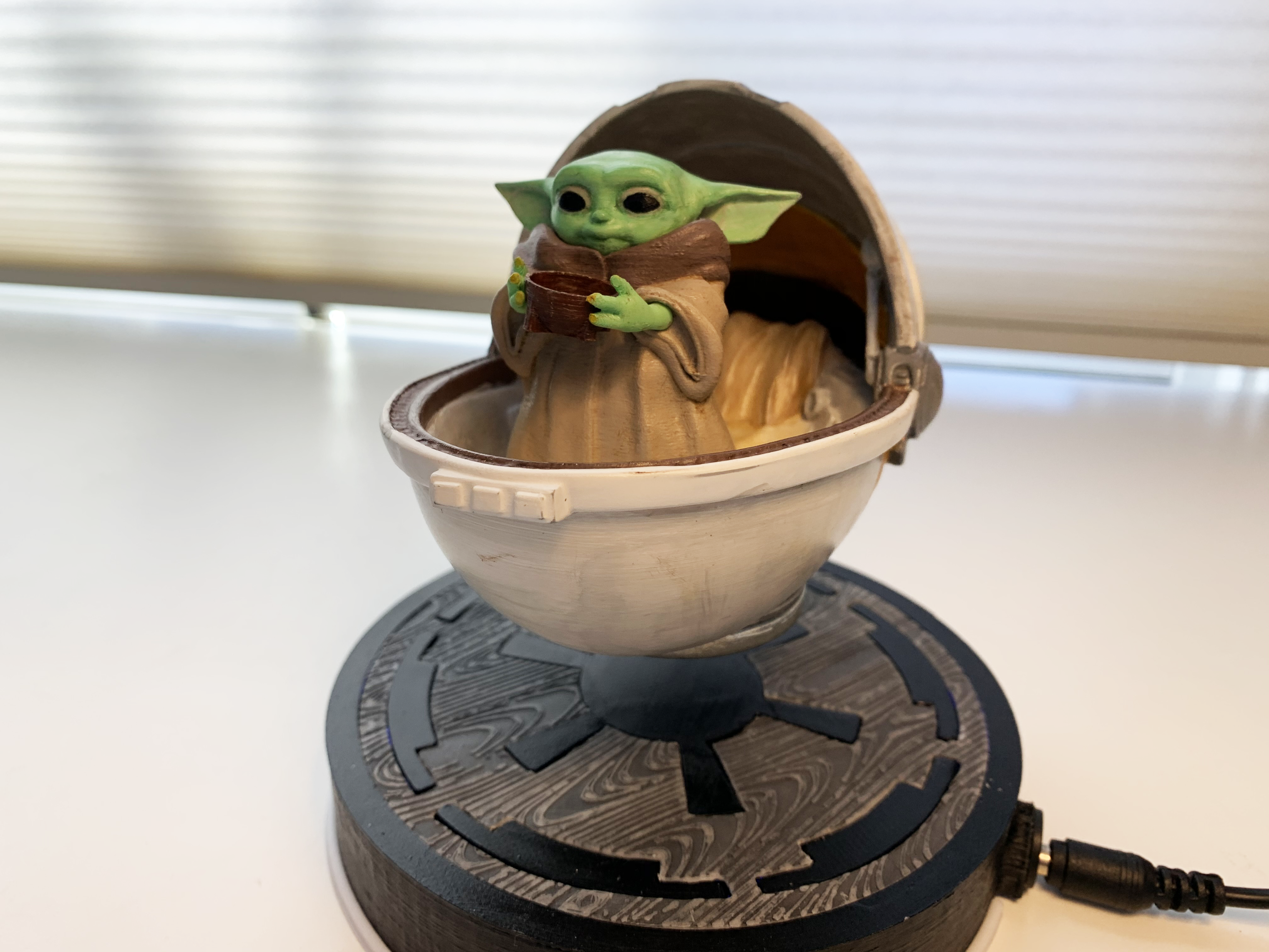 Baby Yoda MagLev Base Cover