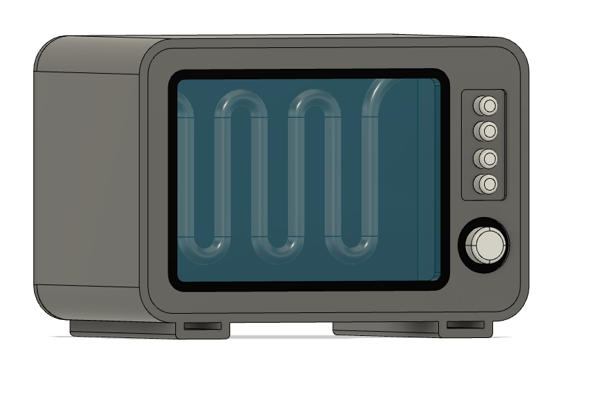 Microwave FBX STL