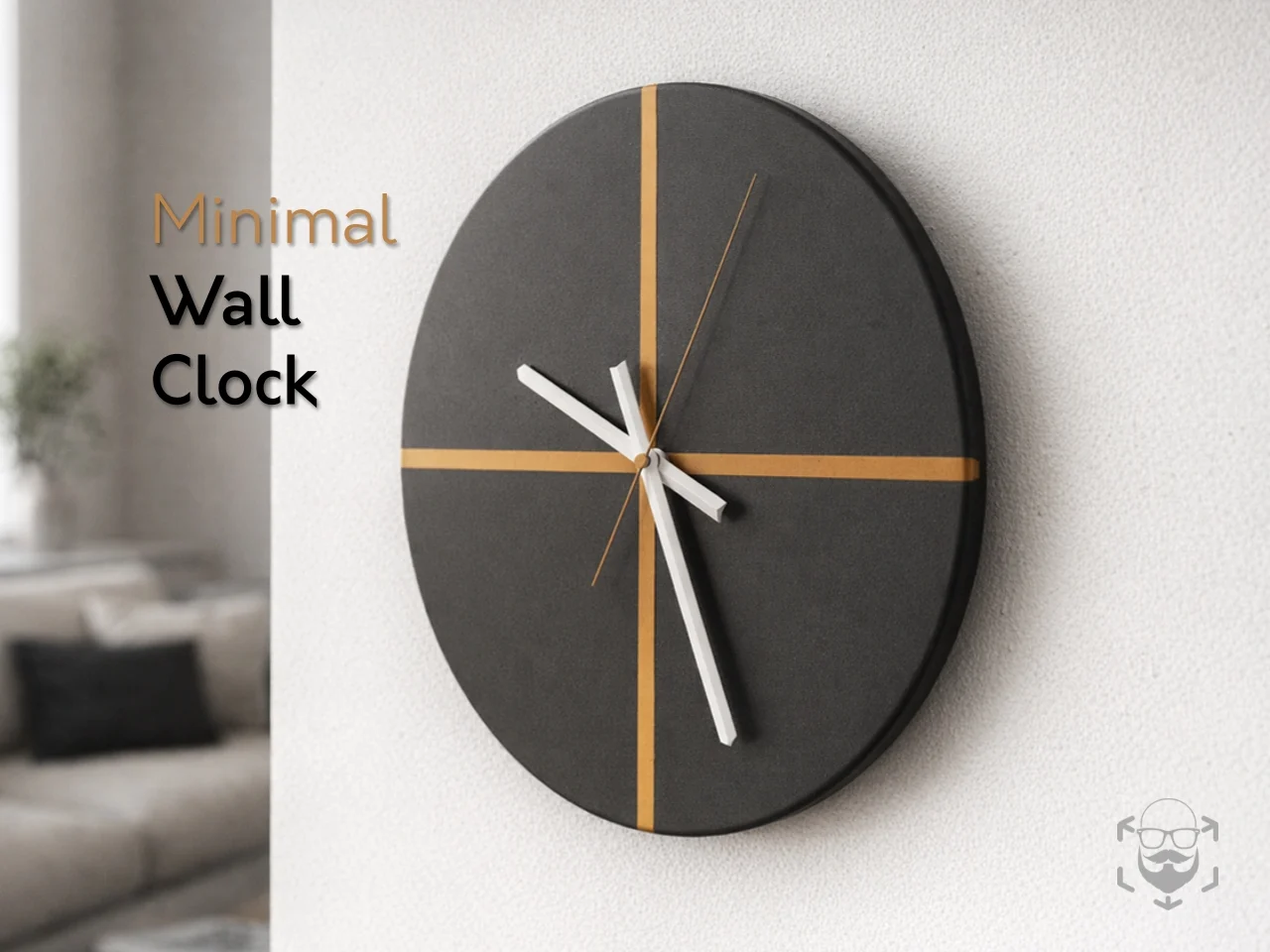 Minimal Wall Clock – 3D Printing