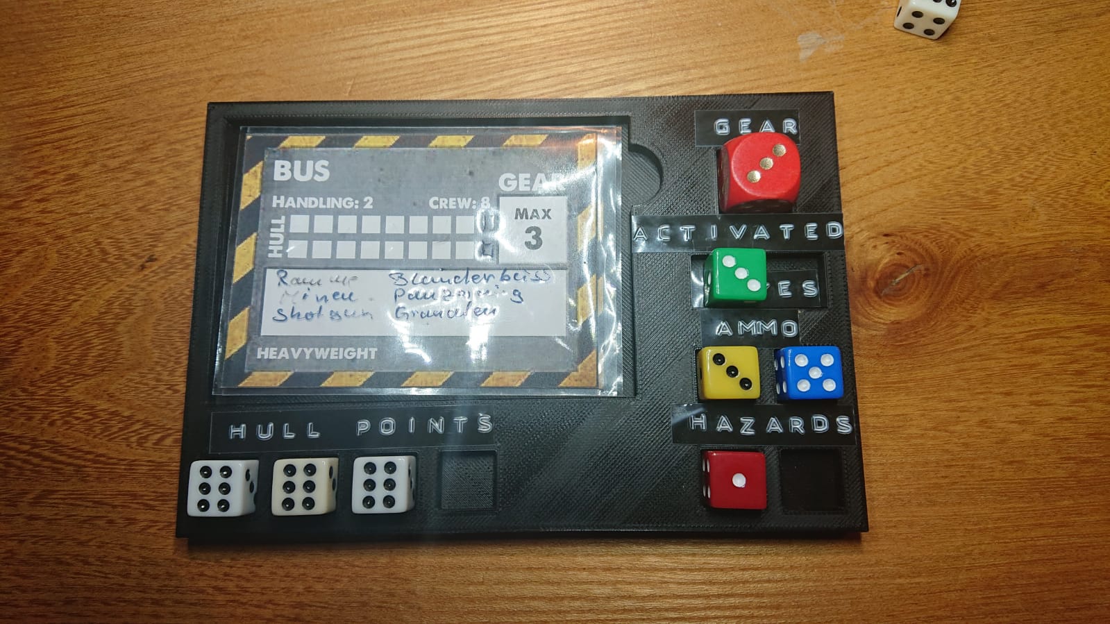 Dashboard for Gaslands Refuelled