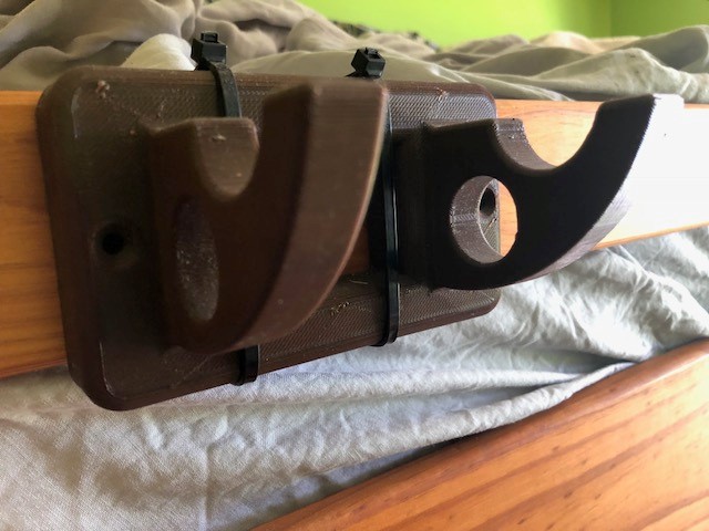 Skateboard wall rack