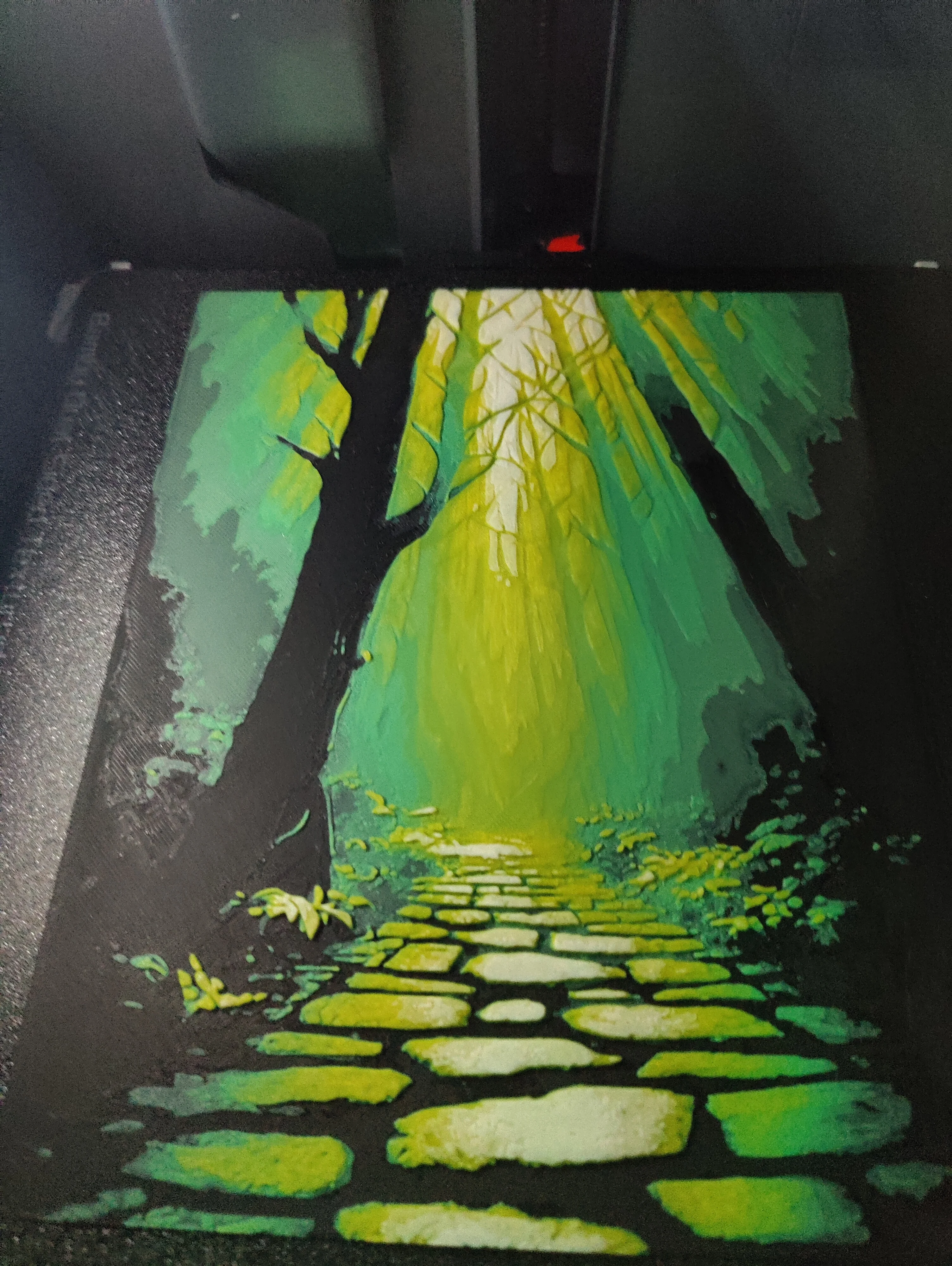 HueForge Forest Path