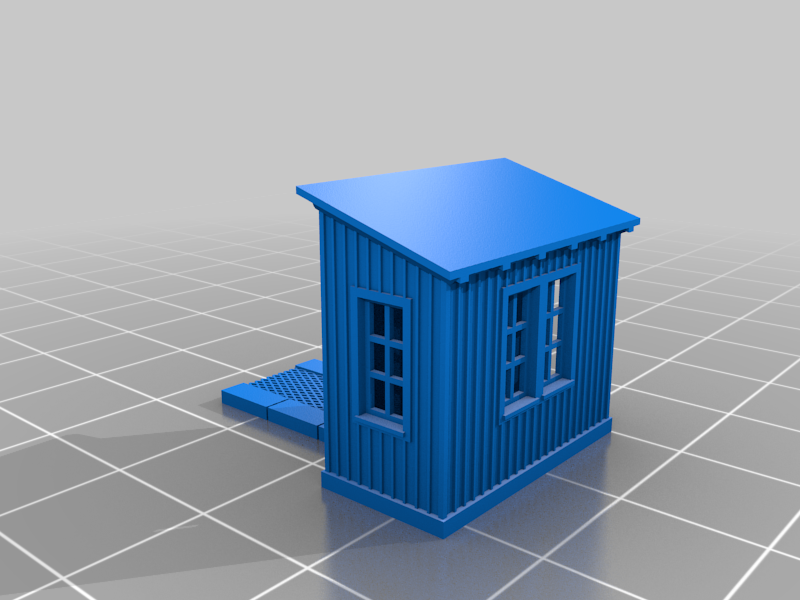 Waagenhäuschen [railroad scale house] 1:160