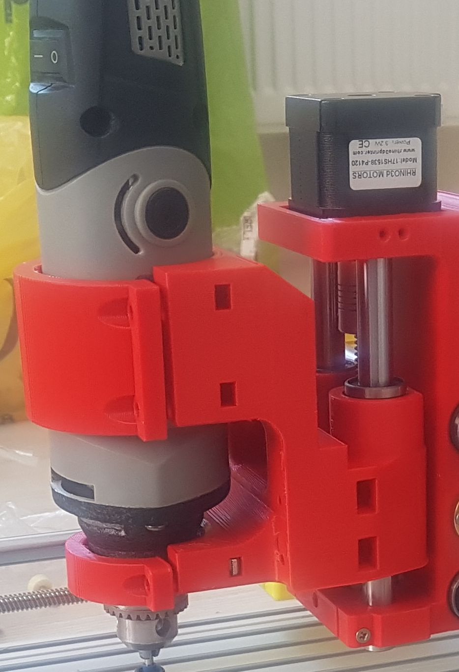 Hilda 400w mount for CNC (mixed)
