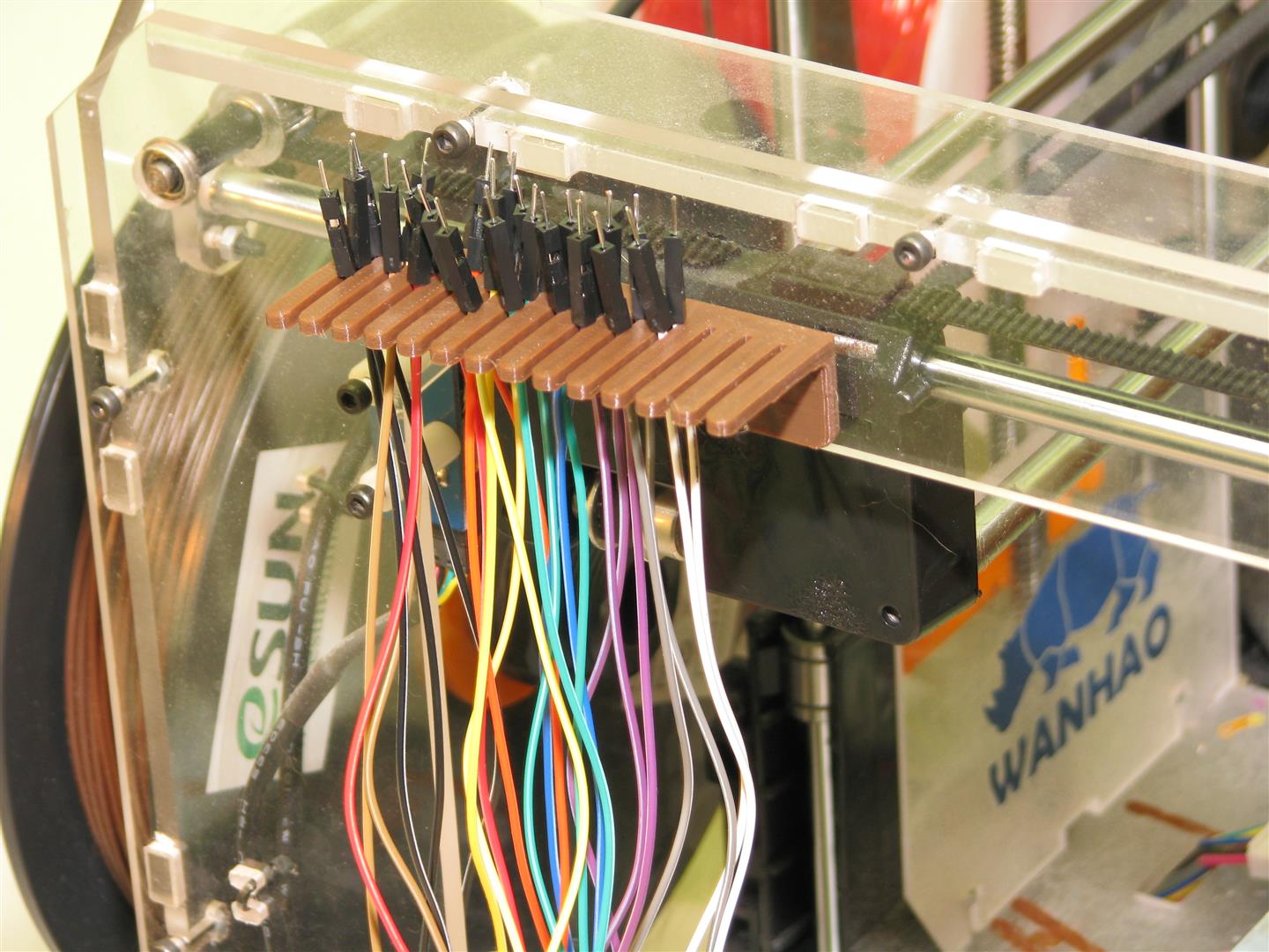 Proto-board link wire tidy